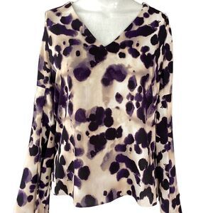 Autograph flared sleeve blouse pullover size 38, small.  0694